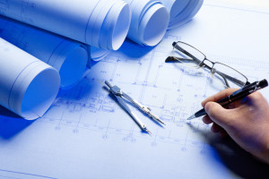 Architectural blueprint